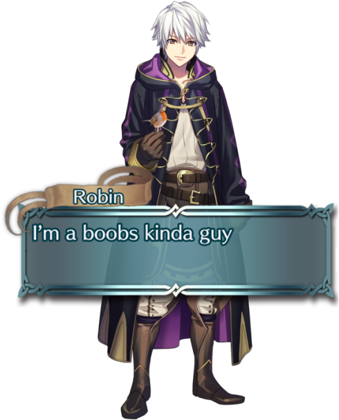Could You Have M Robin Saying "im A Boobs Kinda Guy" - Robin Fire Emblem Heroes (540x648), Png Download