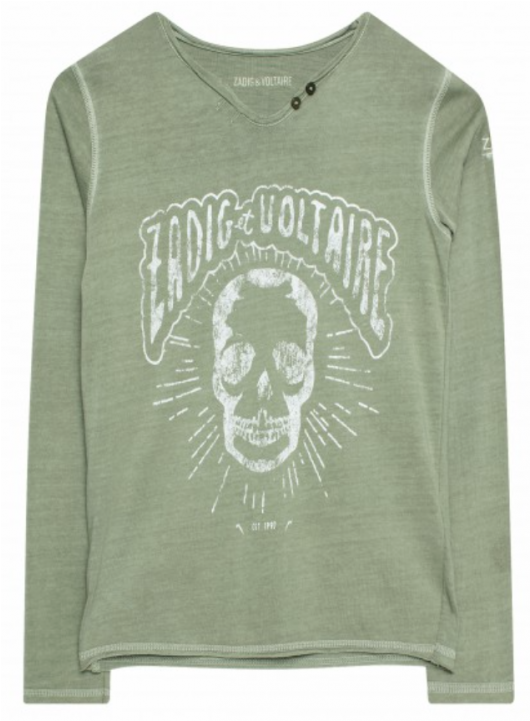 Zadig & Voltaire Kids T-shirt Boxer Skull - Long-sleeved T-shirt (960x720), Png Download