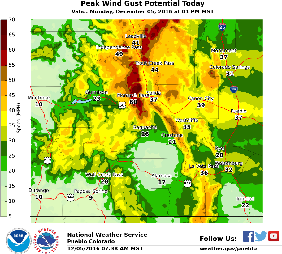 Nws Puebloverified Account - National Weather Service (975x860), Png Download