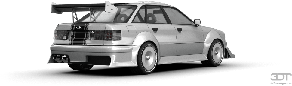 Audi 80 Sedan 1991 Tuning - 3d Tuning (1004x373), Png Download