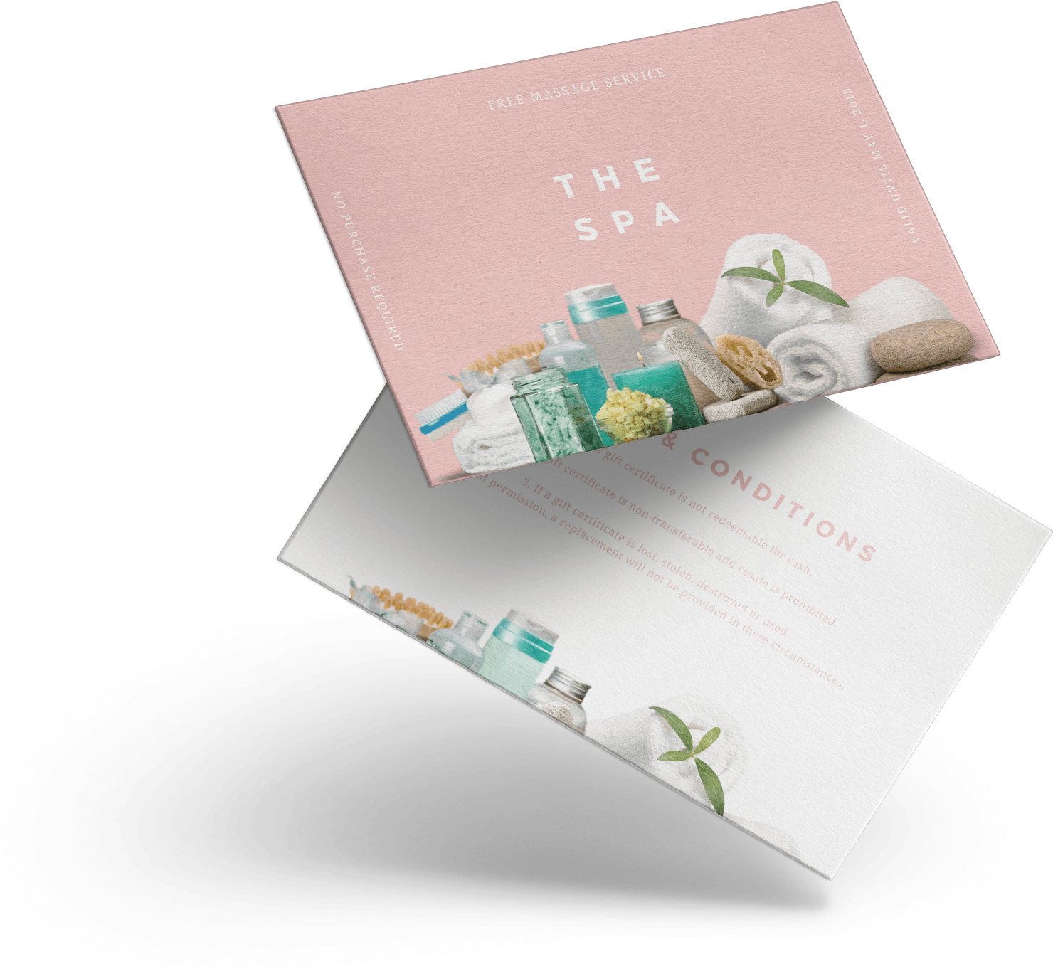 Photography Gift Certificate Template Free - Tarjetas De Regalo De Spa (1480x1362), Png Download