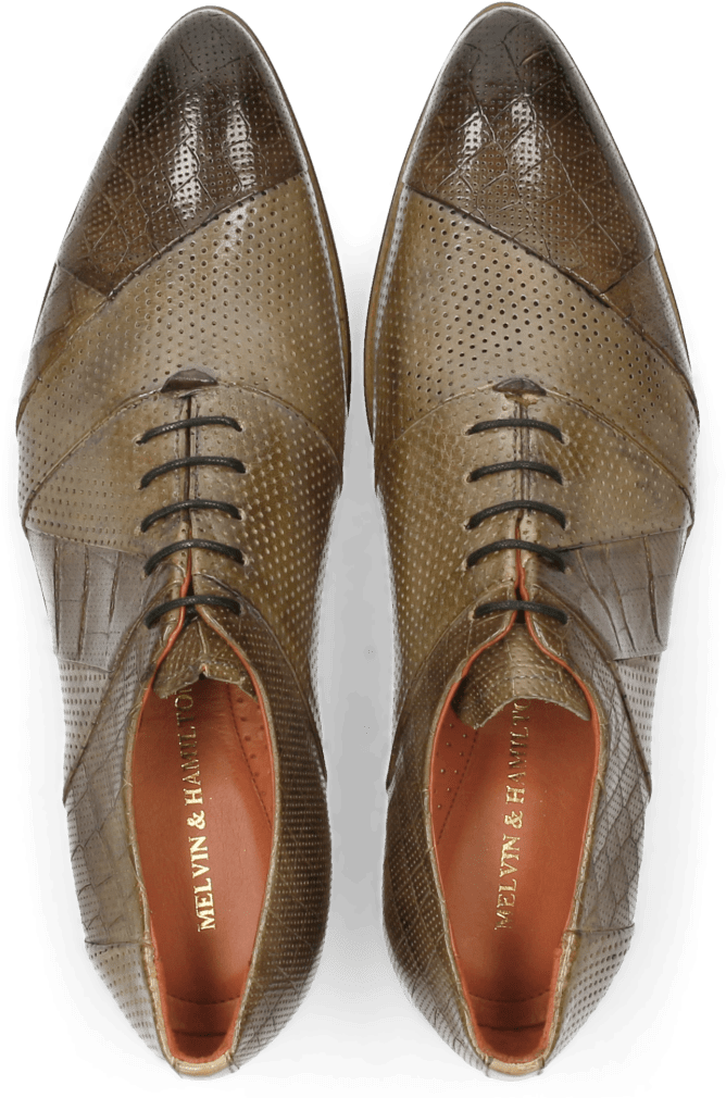 Oxford Shoes Toni 20 Crock Perfo Big Croco Stone Oxygen - Toni 9 Melvin Hamilton (1024x1024), Png Download