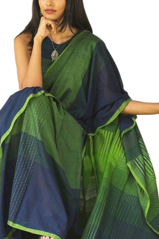Blooming Green Colored Soft Silk Printed Designer Sarees - Sari (667x1000), Png Download