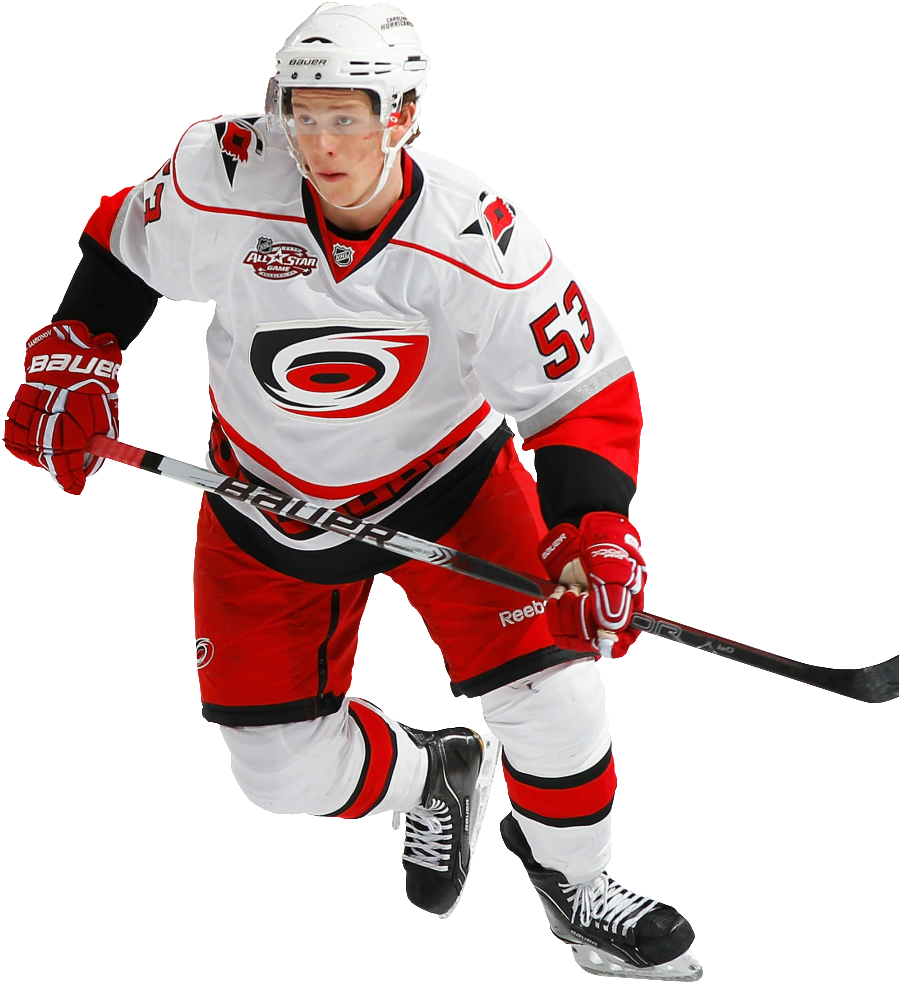 Carolina Hurricanes Player Png (912x1023), Png Download