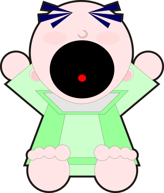 Infant Smile Nose Human Behavior Cartoon - Cartoon (637x750), Png Download