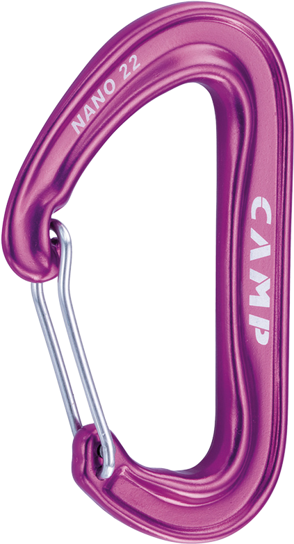 Camp Usa Nano 22 Carabiner - Mosqueton Rosa (1000x1000), Png Download