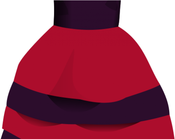 Red Dress Clipart Clip Art - A-line (640x480), Png Download