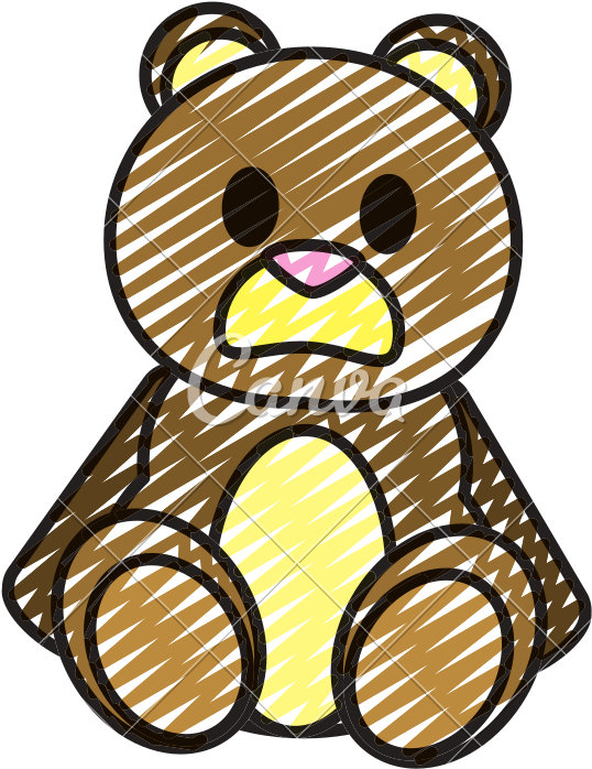 800 X 800 3 - Teddy Bear Doodle Png (800x800), Png Download