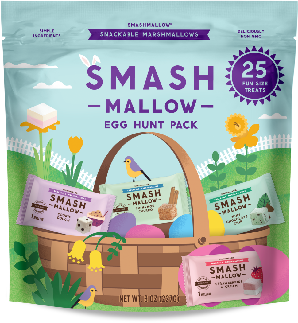 Smashmallow Egg Hunt Pack - Paper (1000x1107), Png Download