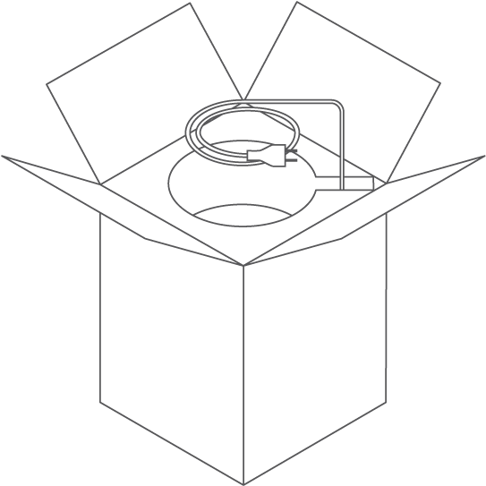 Roll The Cord Up Inside The Hole At The Top Of The - Paper (568x568), Png Download