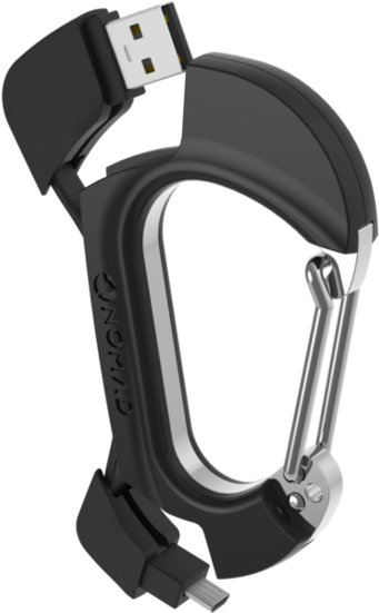 Nomad Micro Usb Cable Carabiner - Nomad Lightning Carabiner (600x550), Png Download