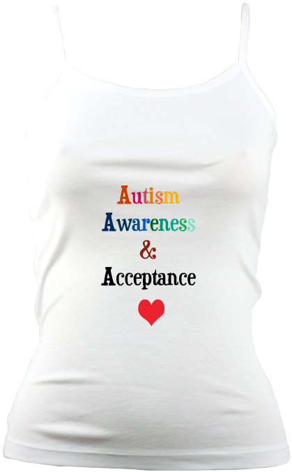 Autism Awareness & Acceptance Tank - Active Tank (680x680), Png Download