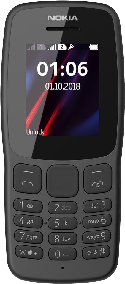 Nokia - Nokia 106 (1000x1000), Png Download