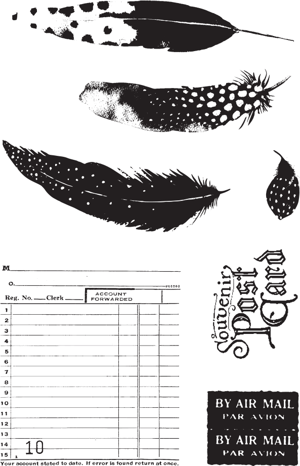 Prima Marketing Prima Midnight Garden Stamps (1000x1000), Png Download