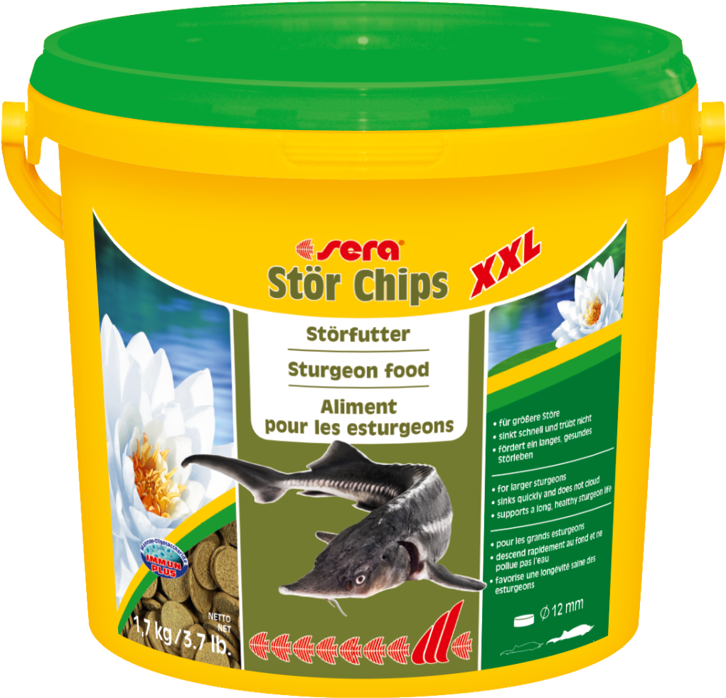 Sera Pond Sturgeon Chips Xxl Ean - Sera Pond Color Sticks 1 5kg (1070x1030), Png Download