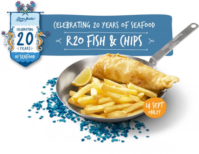 Ocean Basket Will Be Serving Fish And Chips For R20 - French Fries (650x502), Png Download