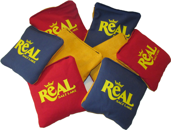 Real Salt Lake Custom Logo Cornhole Bags From Allcornhole - Sock (600x600), Png Download