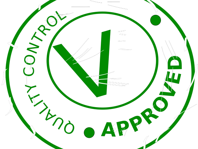 Original Stamp Clipart Quality Stamp - Quality Control Icon (640x480), Png Download
