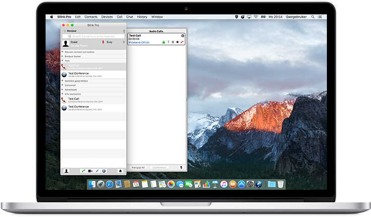 Blink Application - Macbook Pro Home Screen (765x450), Png Download