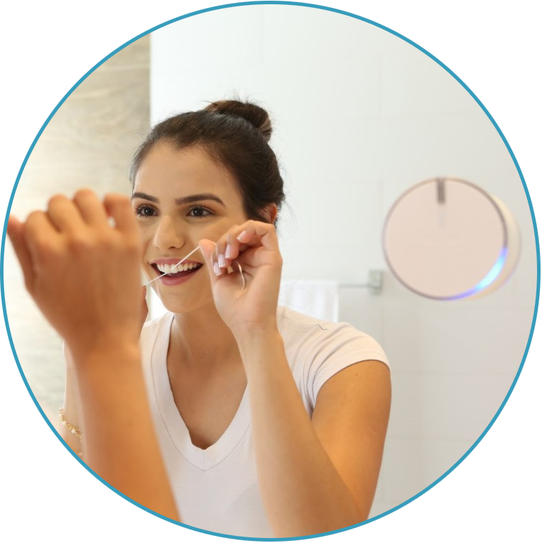 Make Flossing 3 Clean - Circle (767x768), Png Download