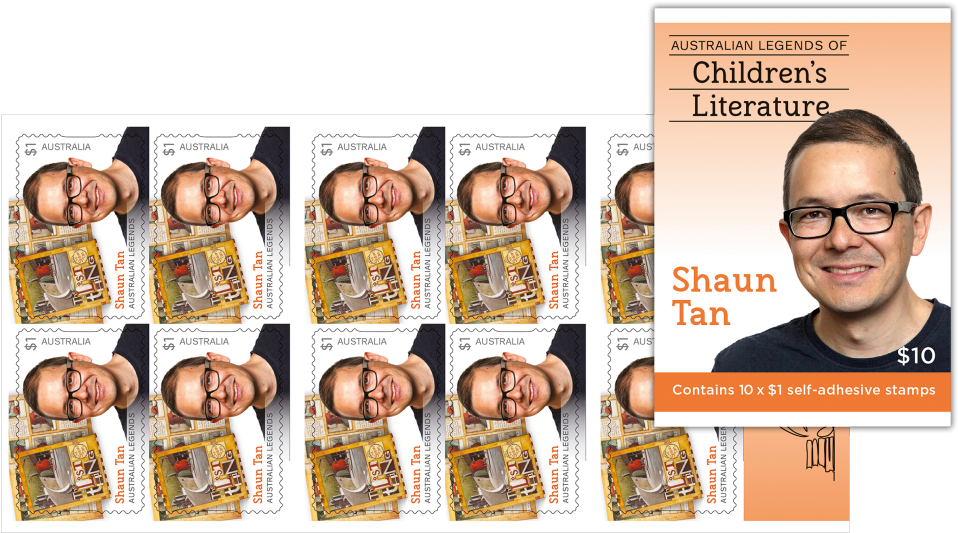 Booklet Of 10 $1 Shaun Tan Stamps - Flyer (970x545), Png Download