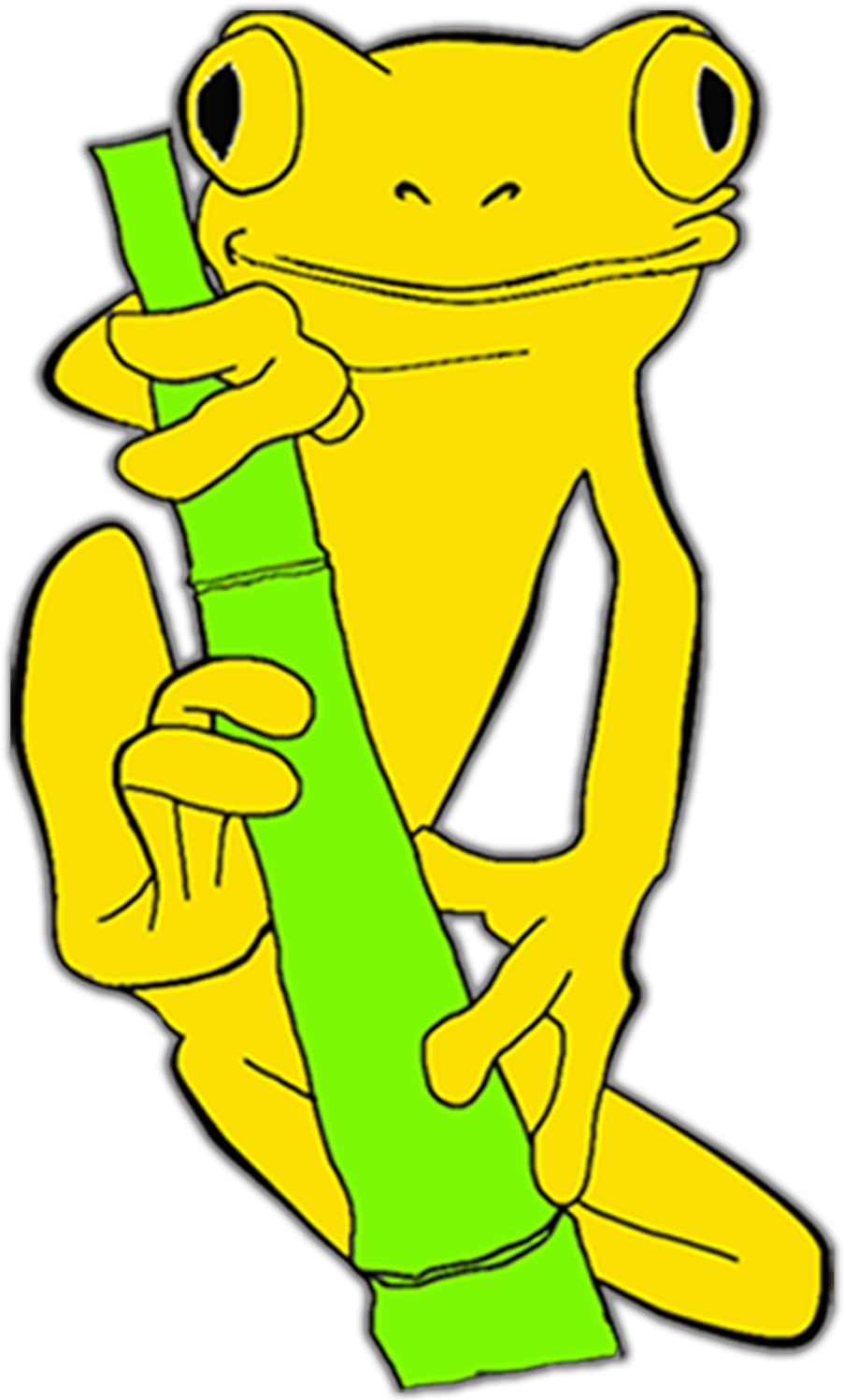 Red Eyed Tree Frog Coloring (903x1497), Png Download