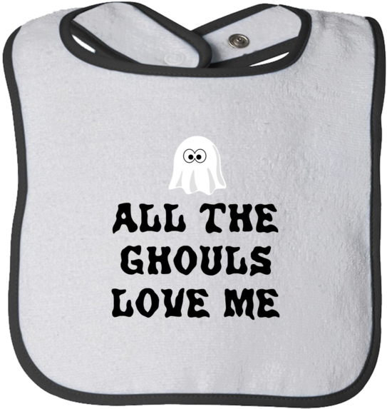 Cute Halloween Baby Bib Gift - Bib (600x600), Png Download