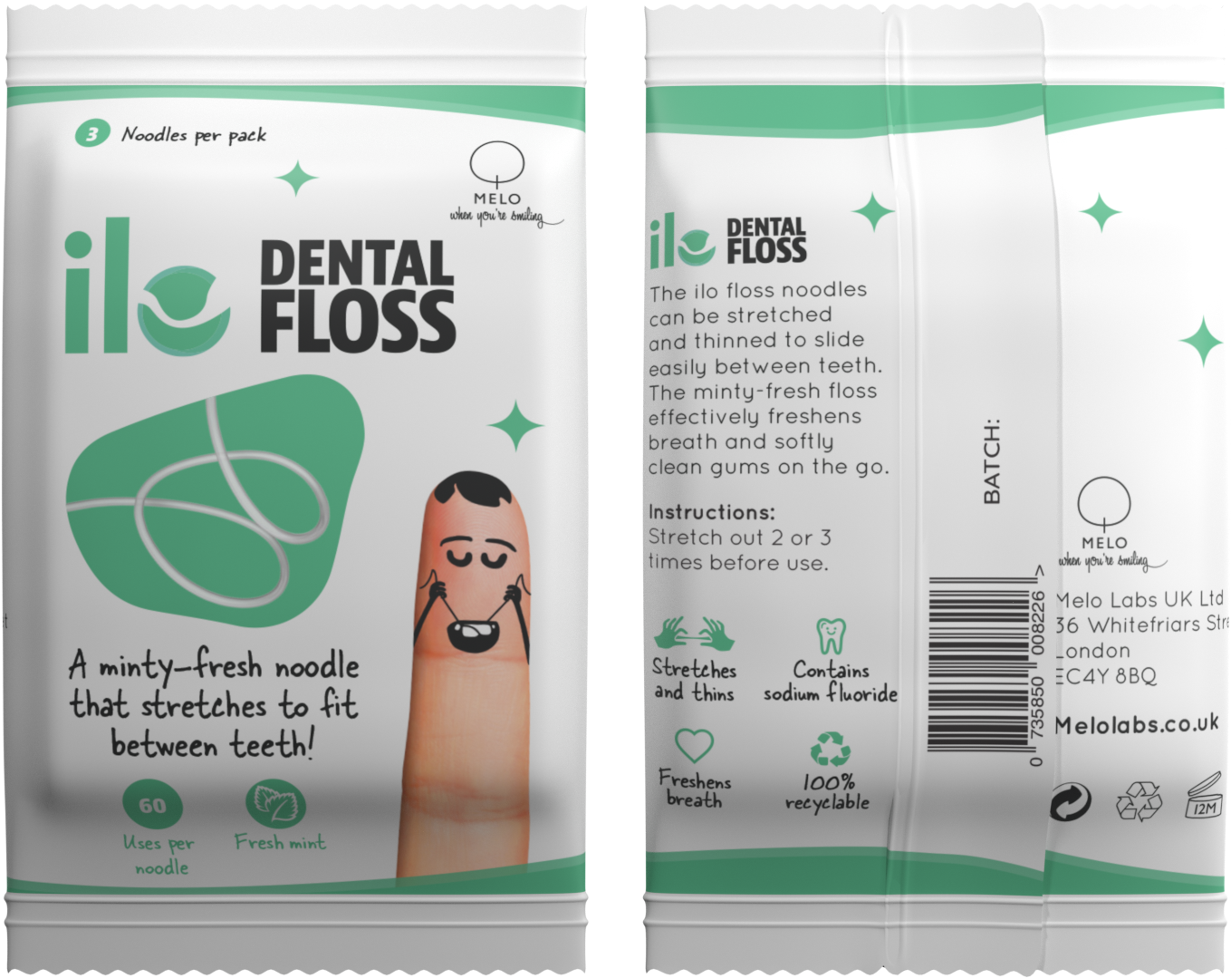 Ilo Dental Floss - Toothbrush Travel Finger (1500x1500), Png Download