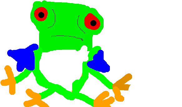 Red-eyed Tree Frog (640x480), Png Download