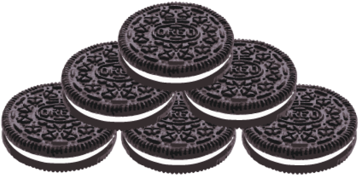 Oreo Png - Oreo Cookies En Png (850x398), Png Download