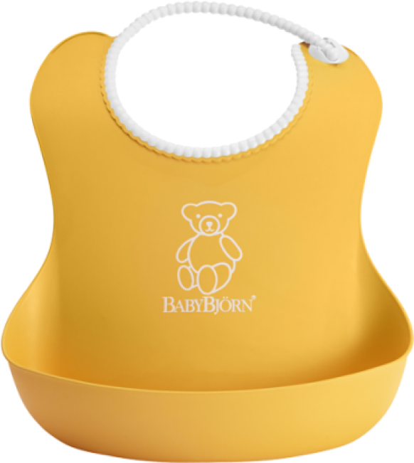 More Views - Babybjörn Soft Bib Yellow (650x650), Png Download