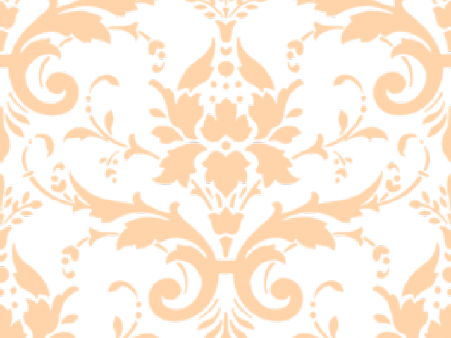 Damask Clipart Scrollwork - Damask (640x480), Png Download