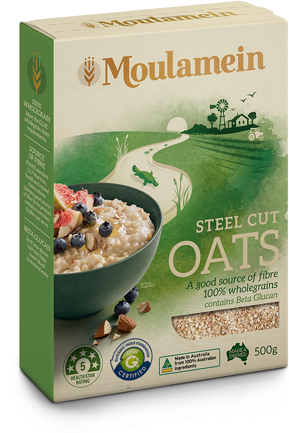 Steel-cut Oats Derives Its Name From The Process By (720x877), Png Download