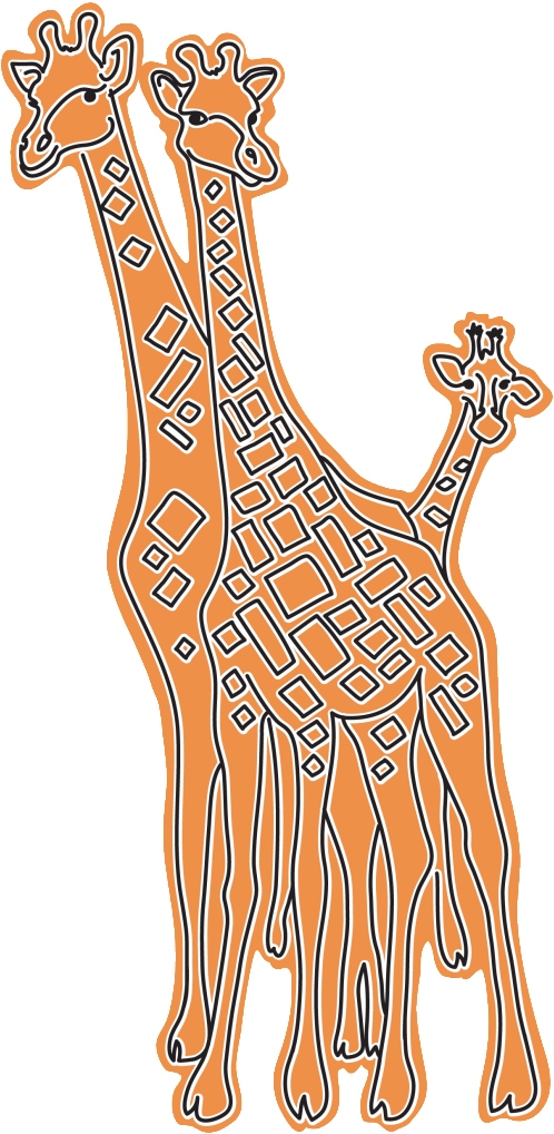Giraffe (498x1024), Png Download