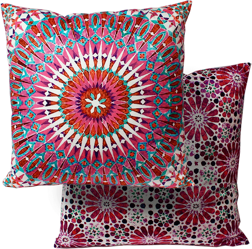 Velvet Cushion Square 50cm Sunray - Cushion (940x940), Png Download