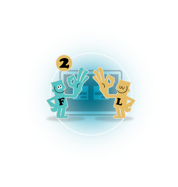 A Yellow Cartoon Man Pointing To A Login Button In - Graphic Design (657x657), Png Download