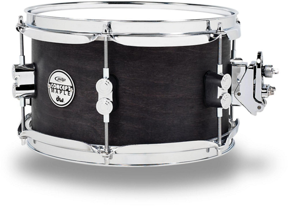 Pdp Concept Black Wax Maple Snare Drum 6x10in - Pdp Black Wax Maple Snare (568x1000), Png Download
