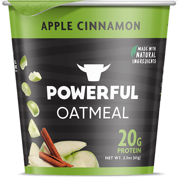 Apple Cinnamon Oatmeal - Powerful Oatmeal (640x640), Png Download