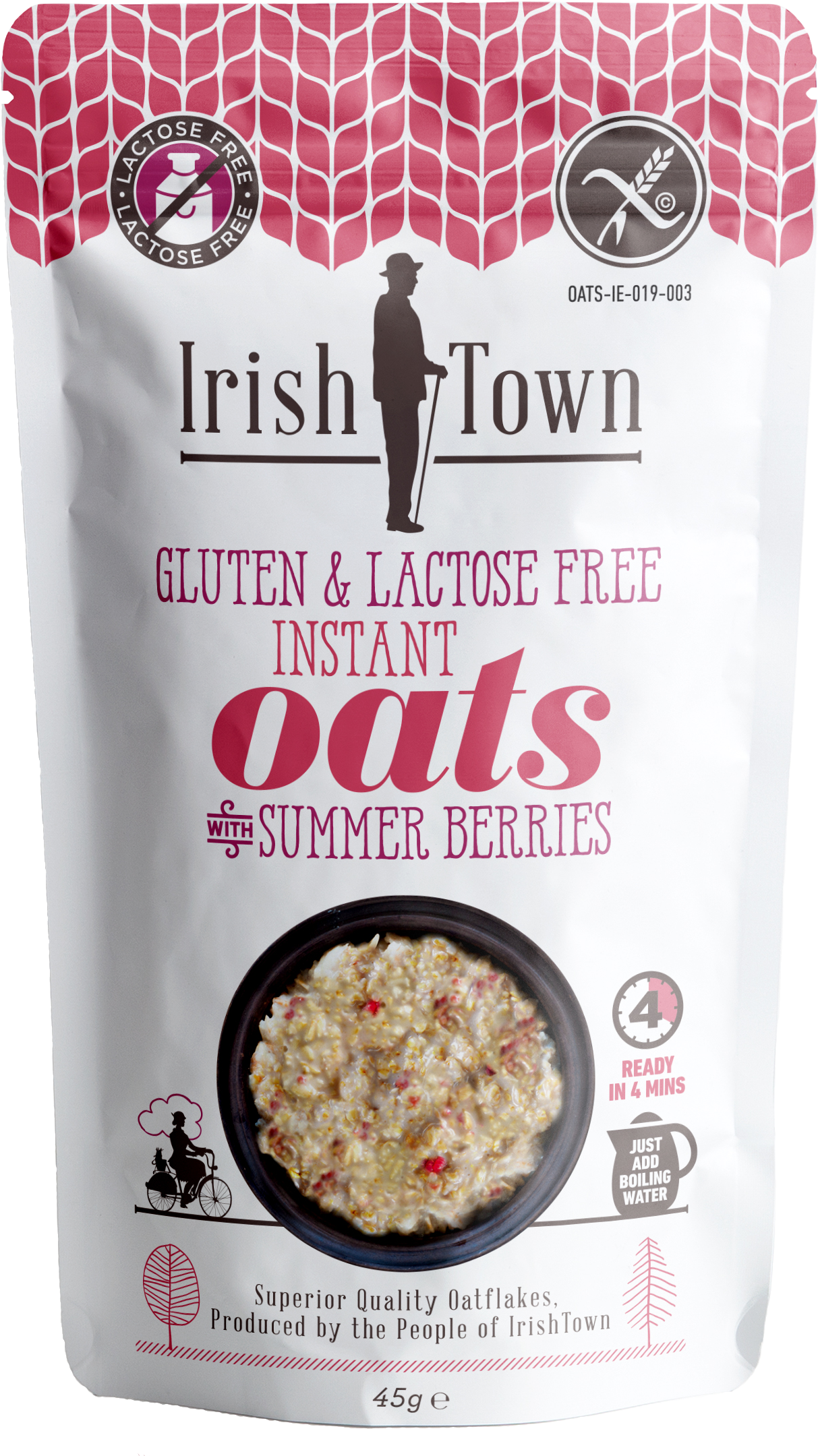 Lovingly Produced By The People Of Irishtown - Brown Rice (1302x2230), Png Download