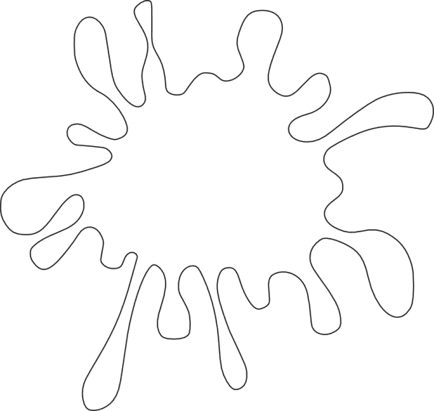Free Png Download Splash Of White Paint Png Images - Splash Of White Paint (850x805), Png Download