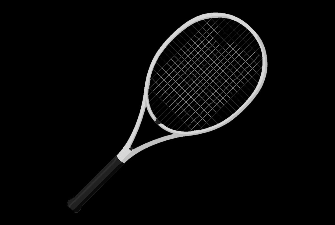 Tennis Is A Racket Sport That Can Be Played Individually - Tennis Racket (1100x739), Png Download