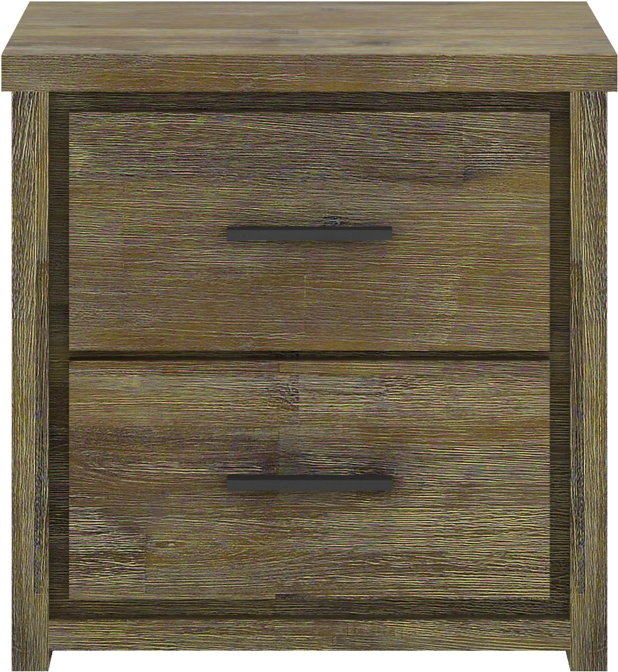 Cuba Bed Side Table - Chest Of Drawers (4000x2386), Png Download