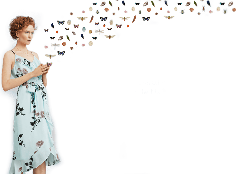 The Oasis & Natural History Museum Collaboration - Girl (783x574), Png Download