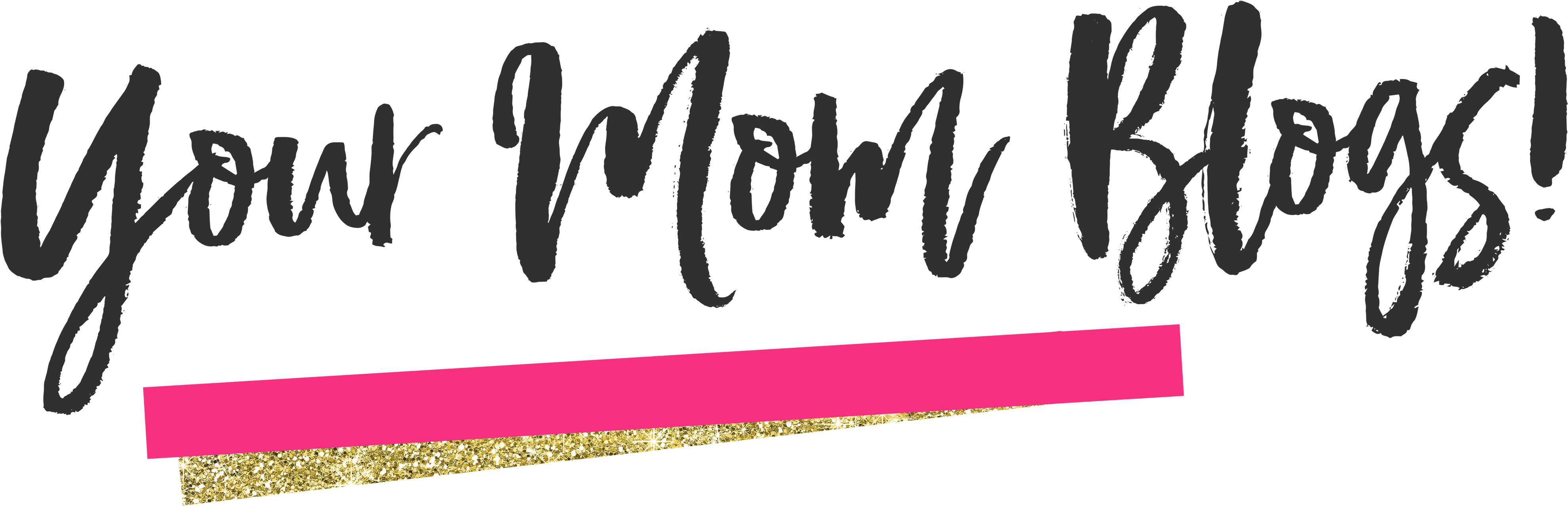 Your Mom Blogs - Calligraphy (4500x1702), Png Download