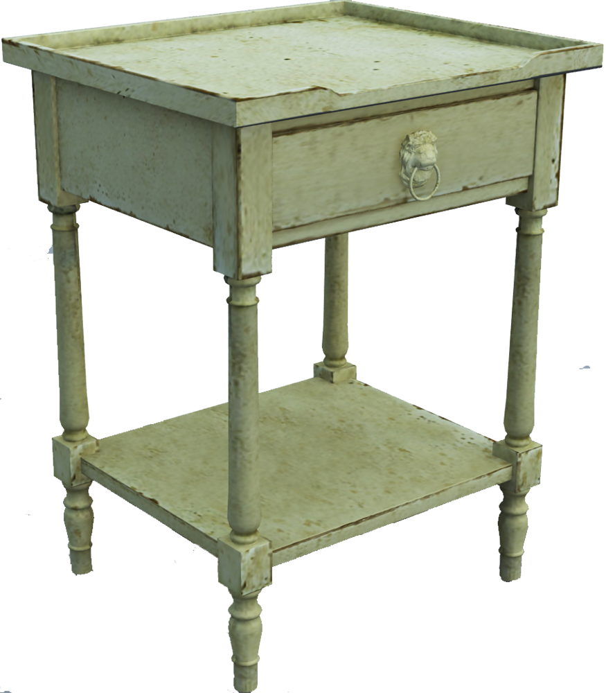 Bedside Table Head Of Lion - Table (875x1000), Png Download