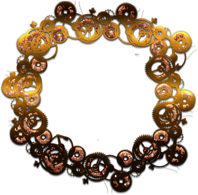 Tubes Steampunk Cluster Frame - Bracelet (679x680), Png Download