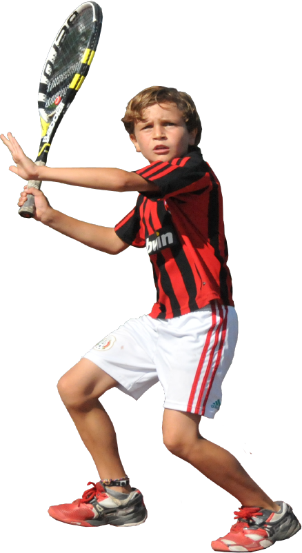 Tennis At Camp Lohikan - Racketlon (438x802), Png Download