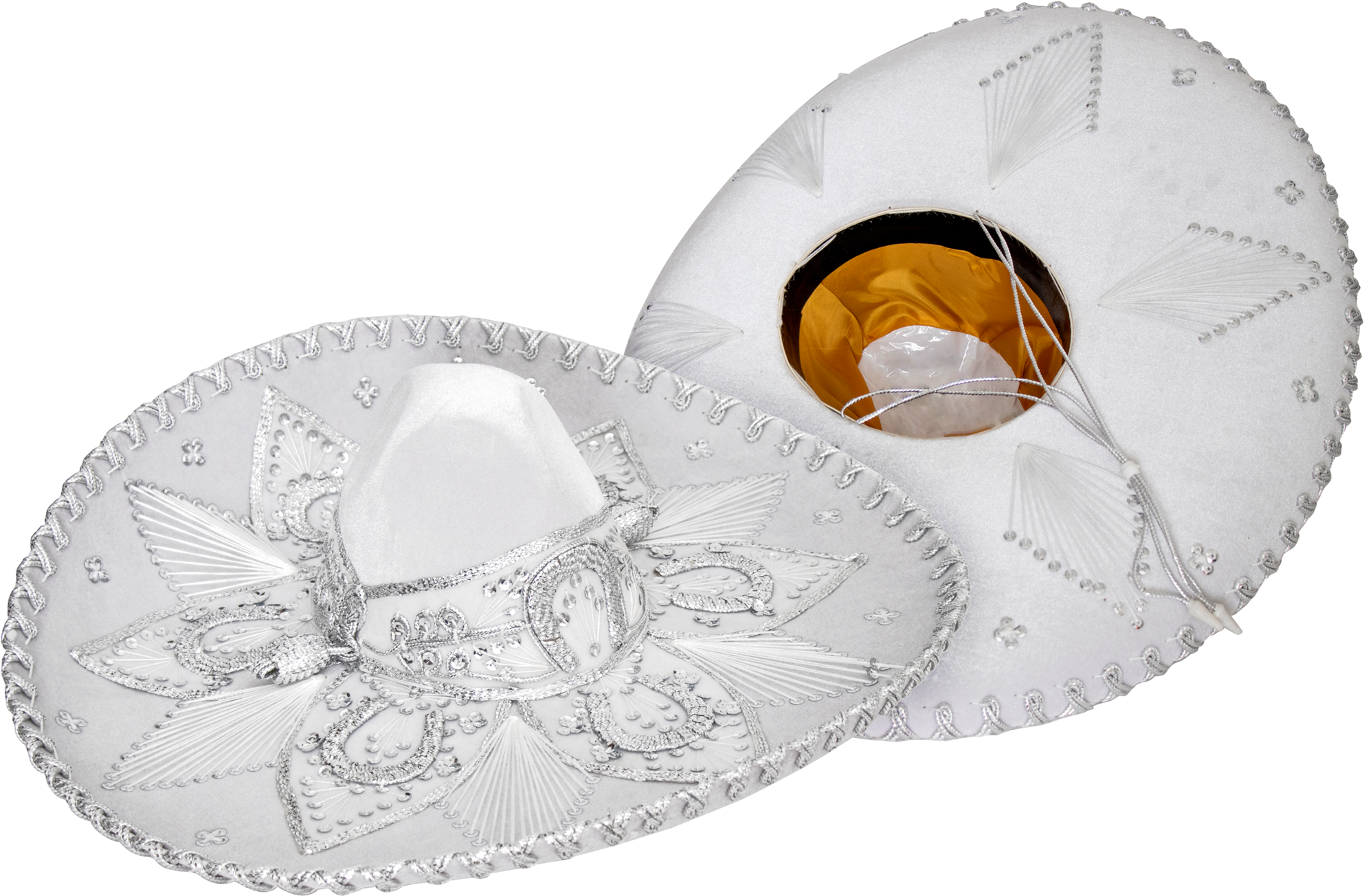 Genuine Sombrero Adult Mariachi Sombrero Charro Hat - Sketch (2048x1303), Png Download