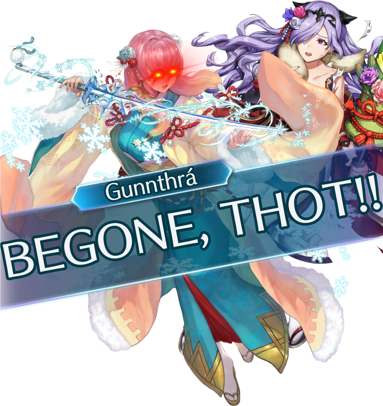 Image - Fire Emblem Heroes New Years Gunnthra (1280x1459), Png Download