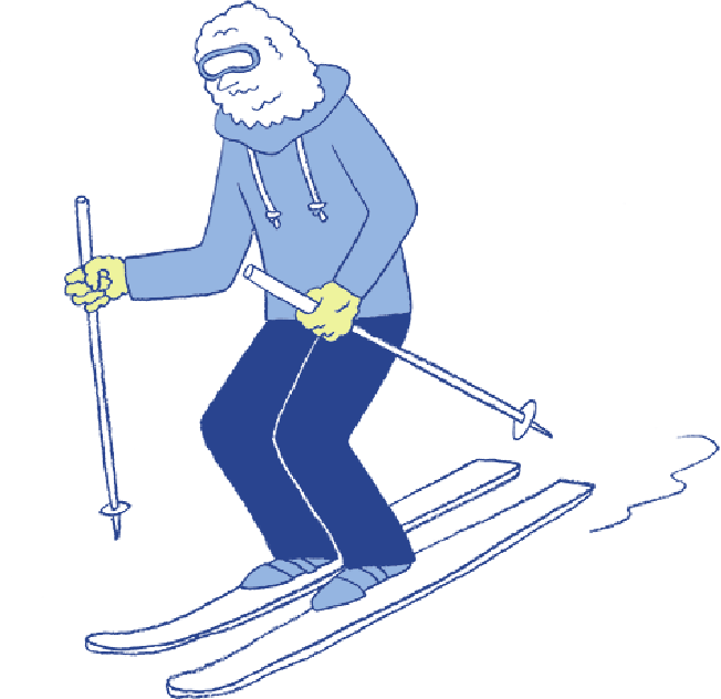 Ba-ski2 Img 6 - Skier Turns (652x632), Png Download